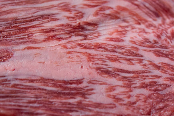 Wagyu beef close-up background