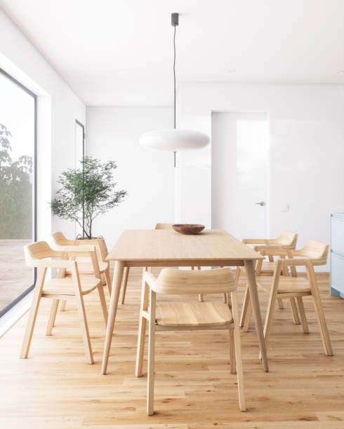 istock A beautifully decorated modern minimalist dining room filled with abundant natural light 2181027098