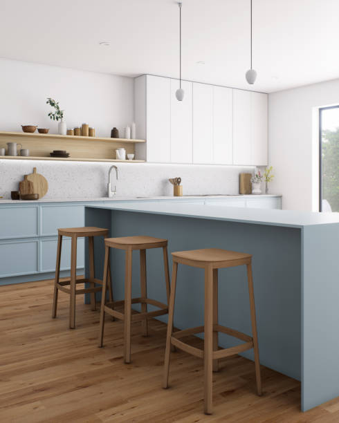 istock This is a beautifully designed modern minimalist kitchen that features light wood accents 2181027272