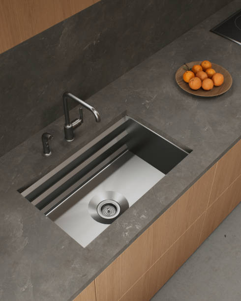 istock Modern wood kitchen designs include sleek countertops that enhance functionality and beauty 2181045183