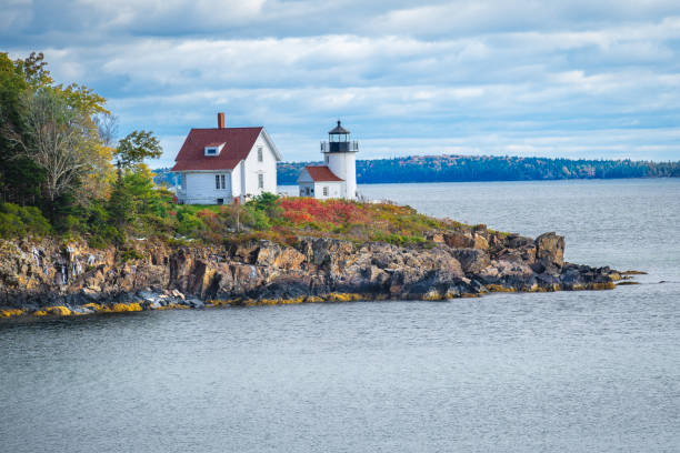 Curtis Island Light, originally Negro Island Light, is a lighthouse marking the approach to the harbor of Camden, Maine. It is located on Curtis Island, which shelters the harbor from ocean storms. It was first established in 1835, and the present structure was built in 1896. The light was automated in 1972, and listed on the National Register of Historic Places in 1973.