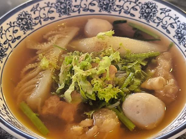 istock Stewed beef noodle. Thai street food 2181059961