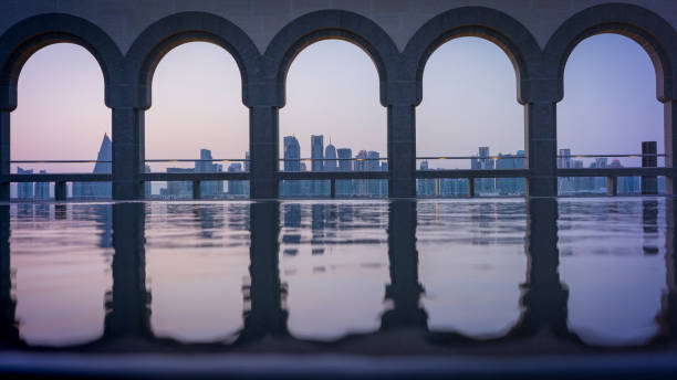 istock The Panoramic skyline of Doha, Qatar 2181060904