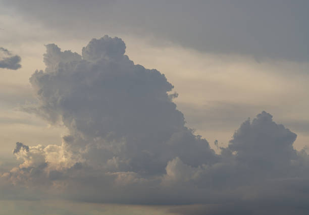 istock The sky is being covered with amazing clouds. 2181068400