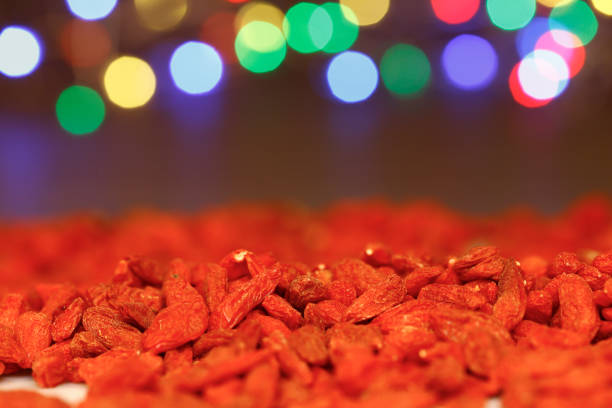 Chinese wolfberry, Chinese traditional medicine, studio, close-up
