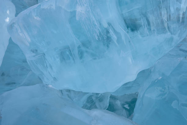 ice cube in winter and ice decoration, Jilin, China