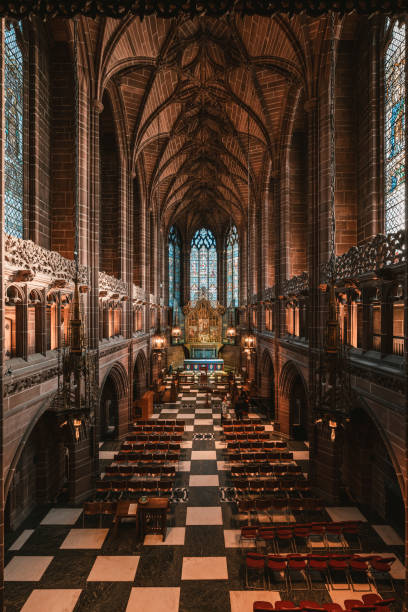 istock architecture style and religious decoration art in liverpool cathedral 2181071171