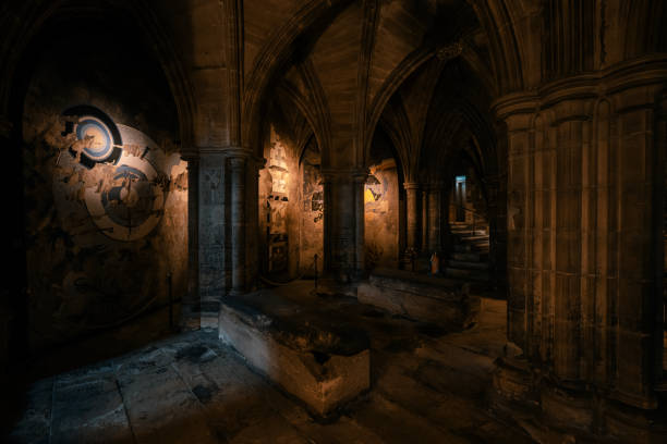 istock ancient architecture style and decoration art of Glasgow cathedral 2181071336