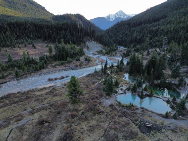 istock Ink pots and Johnston canyon area 2181078872