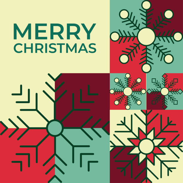 istock Abstract Christmas background, geometric abstract snowflake background for christmas and winter, snowflake  pattern. 2181093579