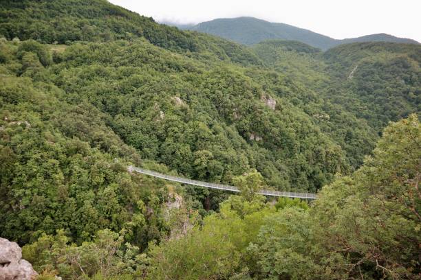 istock Laviano - Tibetan bridge over the Vallone delle Conche 2181103379