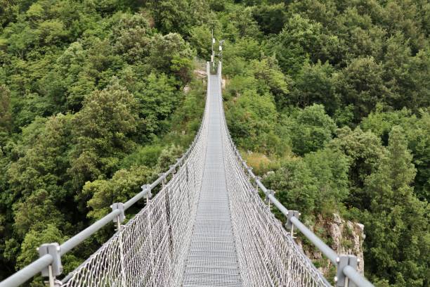 istock Laviano - Tibetan bridge from the Olivella Cliff 2181103529