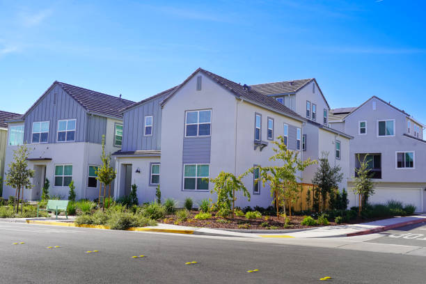 istock Newly built Townhomes 2181104259