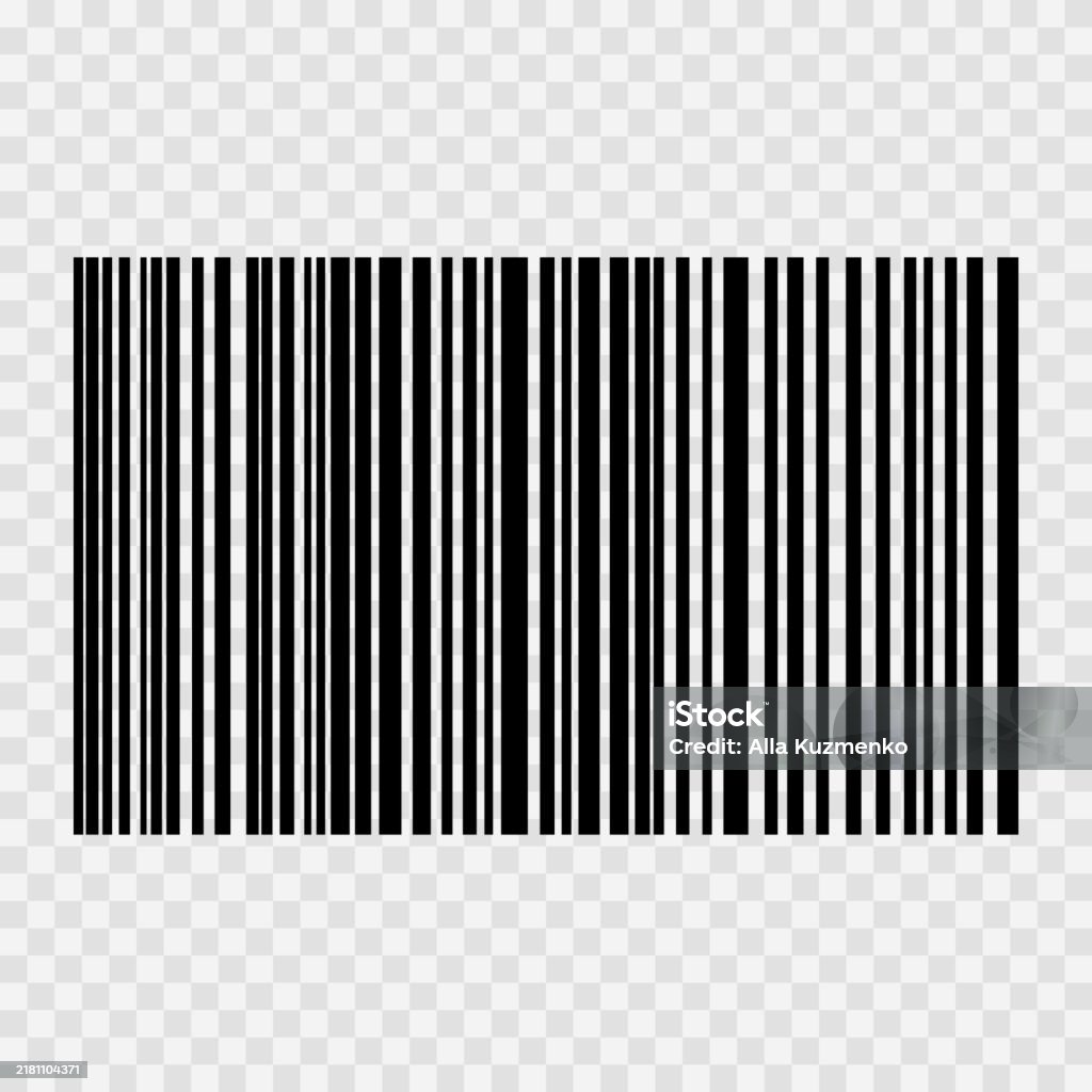 Pu Bar Code Barcode Isolated On White Background Code Stripes Sticker Barcode ...