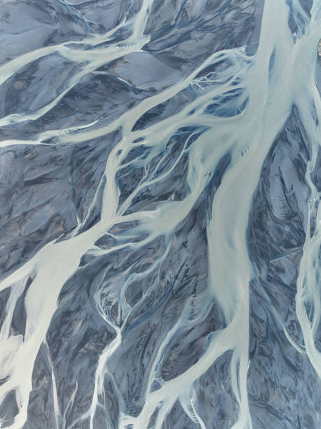 istock The pattern of river flows on the earth, Iceland 2181111703
