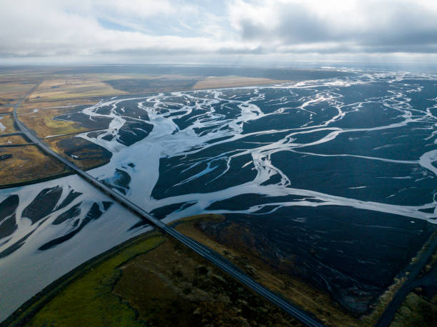 istock The pattern of river flows on the earth, Iceland 2181111878