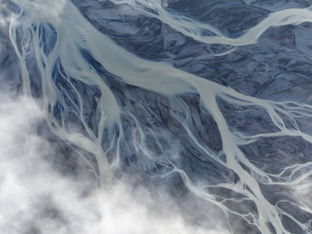 istock The pattern of river flows on the earth, Iceland 2181112148
