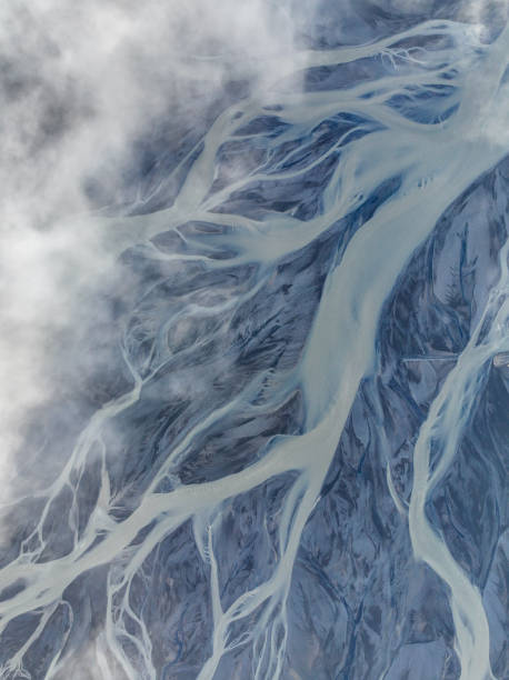istock The pattern of river flows on the earth, Iceland 2181112672