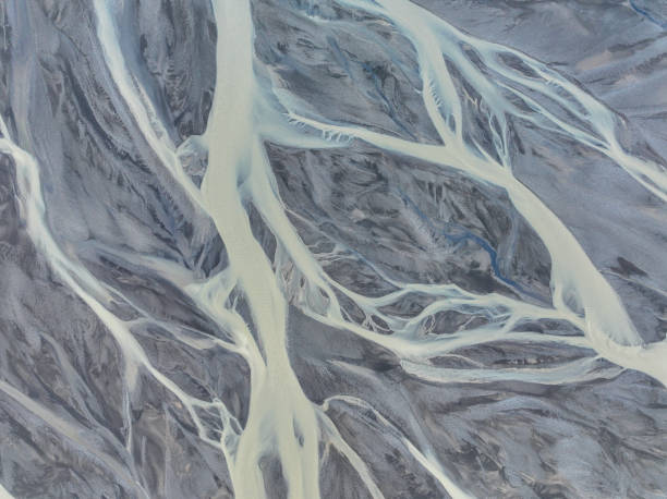 istock The pattern of river flows on the earth, Iceland 2181114431