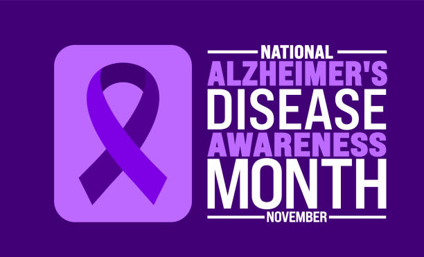 istock National Alzheimer's Disease Awareness Month background or banner design template is observed every year in November. 2181114481