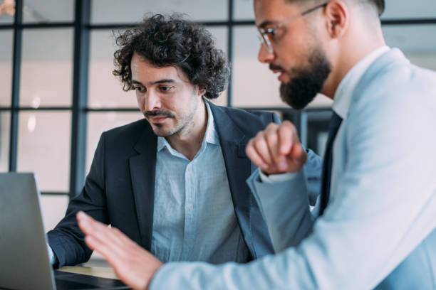 istock Business partners in meeting. 2181115654