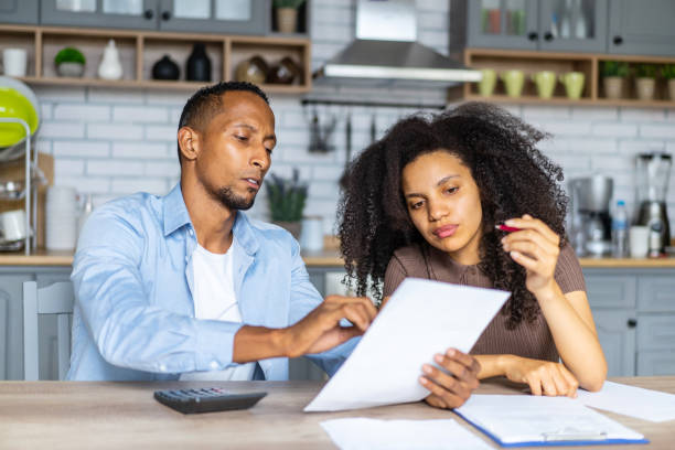 istock A couple working on their monthly domestic finances 2181134554