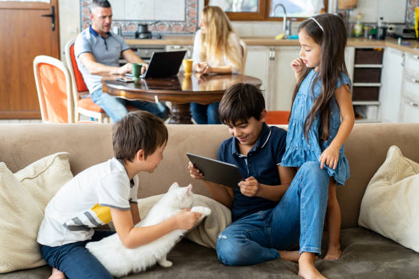 istock Family time at home 2181134911