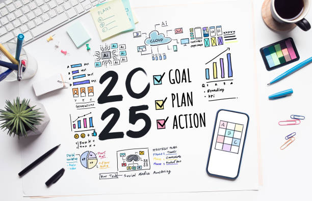 istock 2025 business plan with digital transformation.strategy and marketing analysis concepts.creativity and trend 2181137802