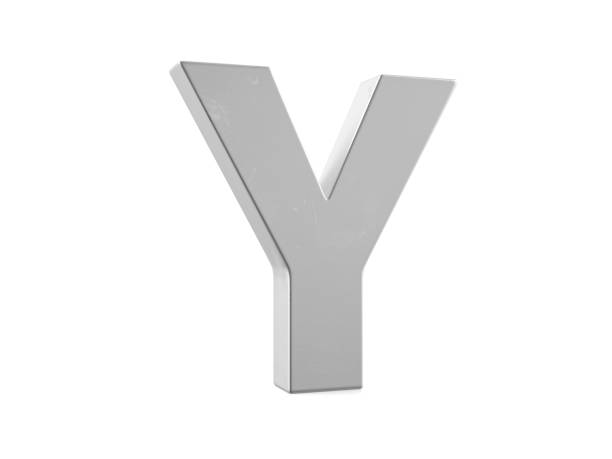 istock Metal letter Y 2181150762