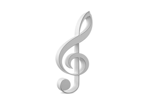 istock Metal music note symbol 2181150795