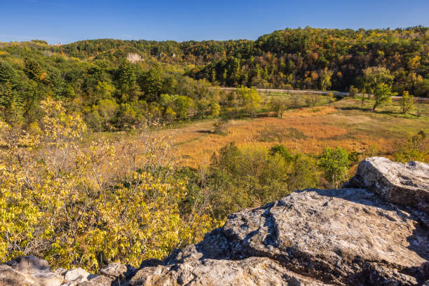 Scenic Hills and Valley Autumn Landscape