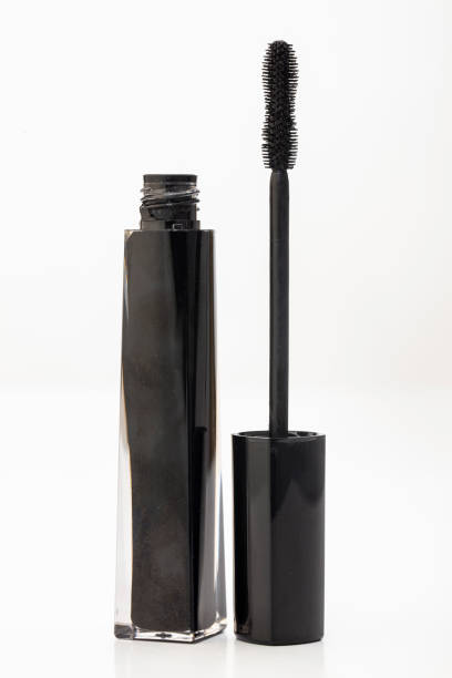 istock Black mascara isolated on white 2181185466