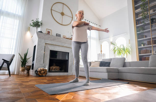 istock Reaching For Improved Health, One Stretch At Time 2181188828