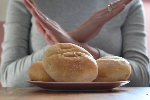 istock Gluten allergy; stop eating white bread 2181190528