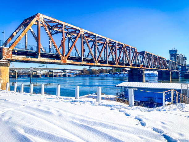 A winter storm,dubbed Snowmageddon 2021, leaves Little Rock, Arkansas covered in ice and snow.