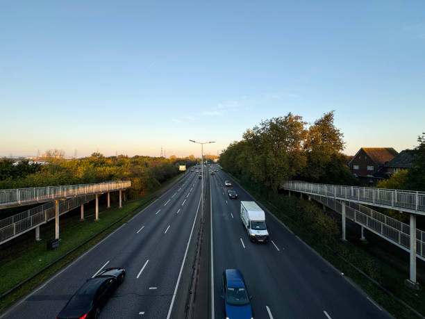 istock Traffic on a major road in London 2181208321