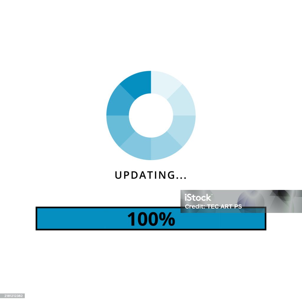 Loading Bar 100 Stock Illustration - Download Image Now - Business ...
