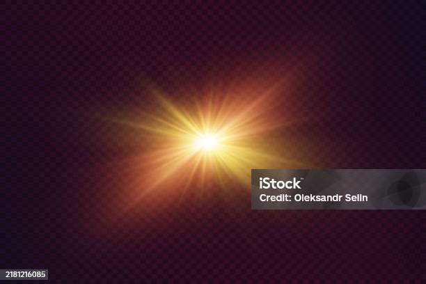 Lens Effect Vector Light Lens Effect And Light Flash Vector Illustration Stock ...