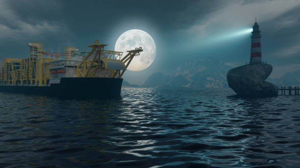 istock container ship with moon and lighthouse in the background 2181224394