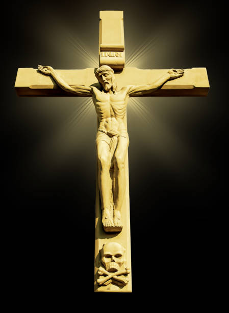 istock Crucifix with Figure of Jesus 2181229761