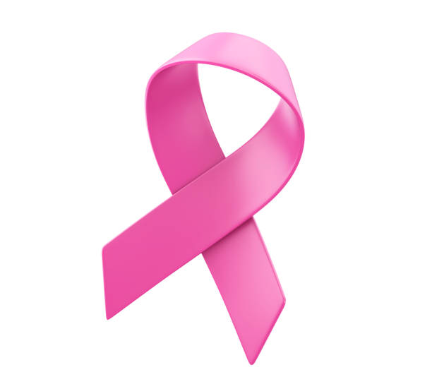 istock Pink breast cancer awareness ribbon 2181245405