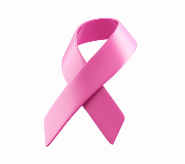 istock Pink breast cancer awareness ribbon 2181245421