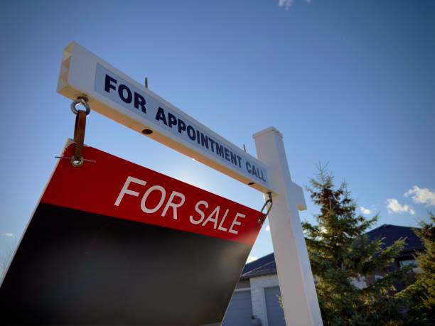 istock signboard with the inscription for sale 2181246509