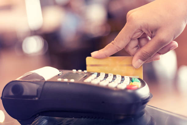 istock Using Credit card payment for shopping 2181254467