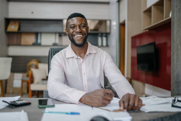istock Businessman in store office 2181255605