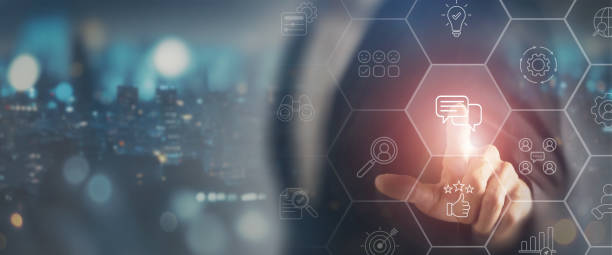 istock Get feedback for improvement. Listen to team and customer feedback to improve work efficiency. Team communication skill, engagement, idea sharing, open mind, customer feedback and consulting. 2181263632