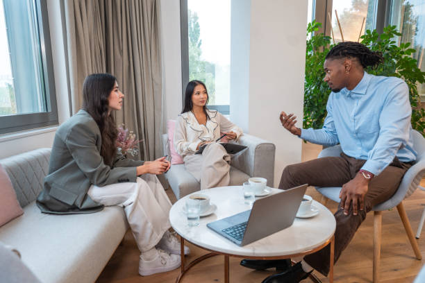 istock Diverse Business Professionals Discussing Strategies 2181263743