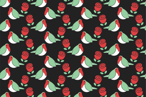 Red Robbin Pattern 20+ Red Robbin Stock Illustrations, Royalty-Free Vector Graphics & Clip ...