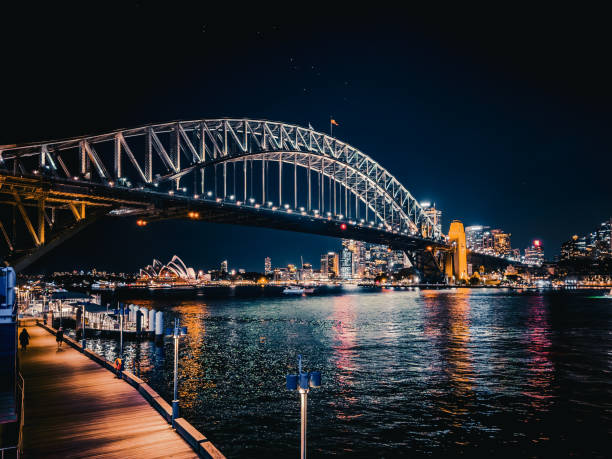 istock Sydney by night, Harbour Bridge, NSW, Australia 2181274071
