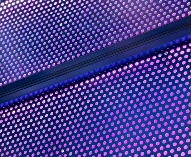 istock Ceiling and walls that has a large number of lights installed on it 2181283638